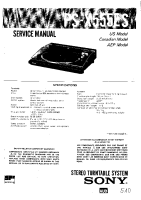 Sony PS-X555ES - Service Manual 